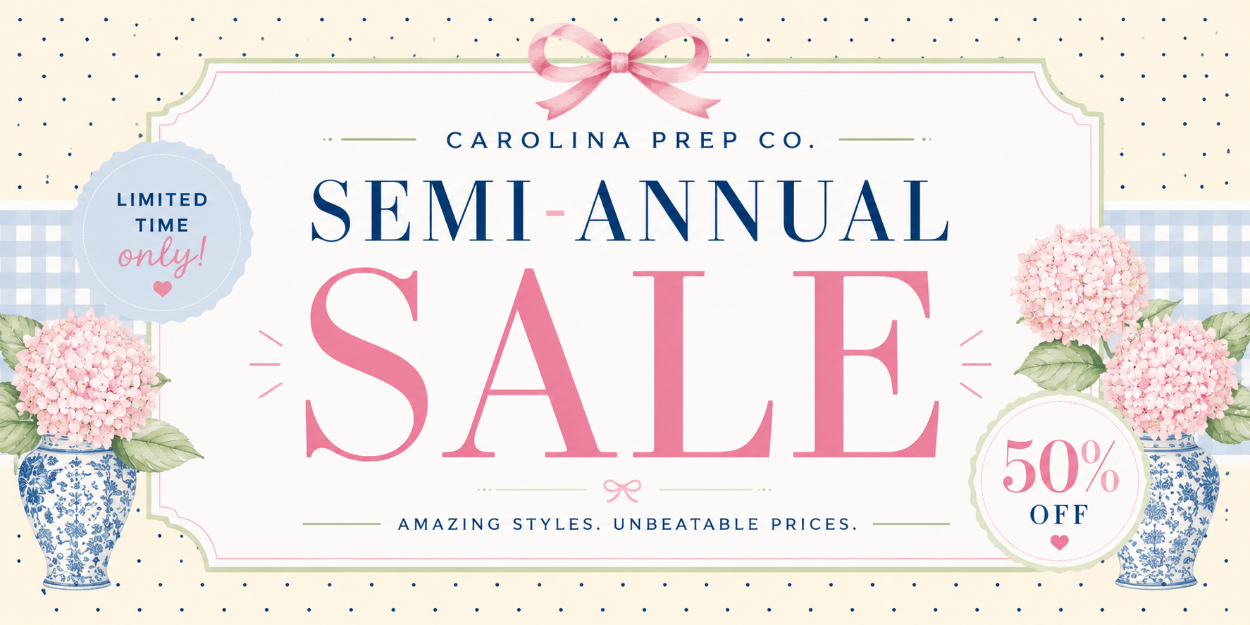 Semi Annual Sale