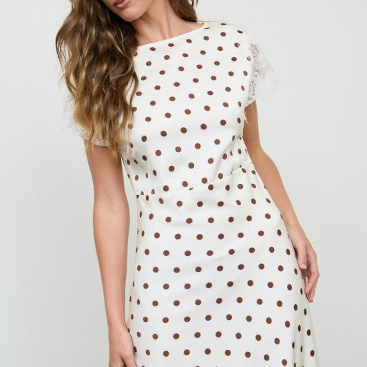 Dotted Lace Midi