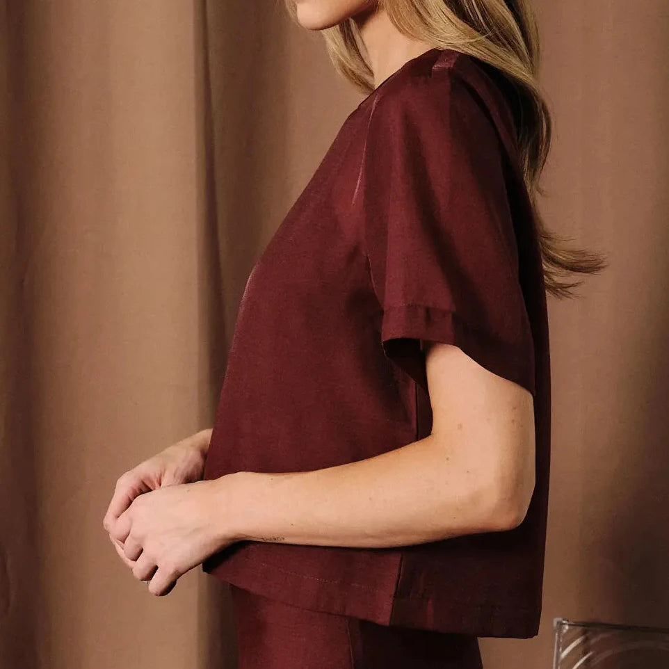 Oversized Sheer Blouse