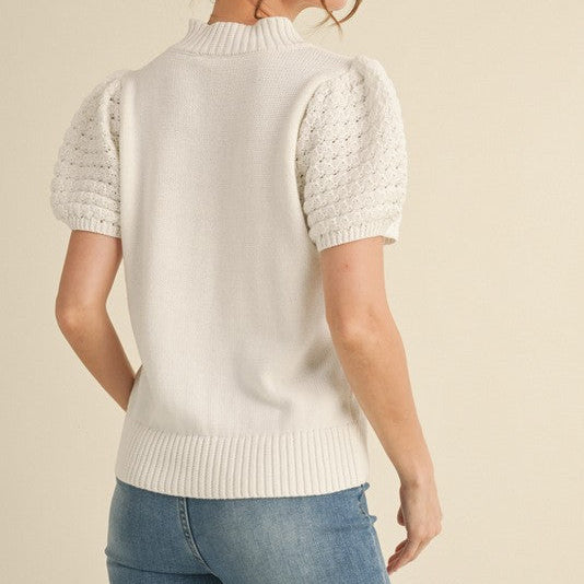 Puff Sleeve Knit