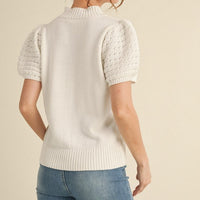 Puff Sleeve Knit