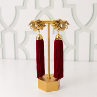 Gamecock Tassel Earrings