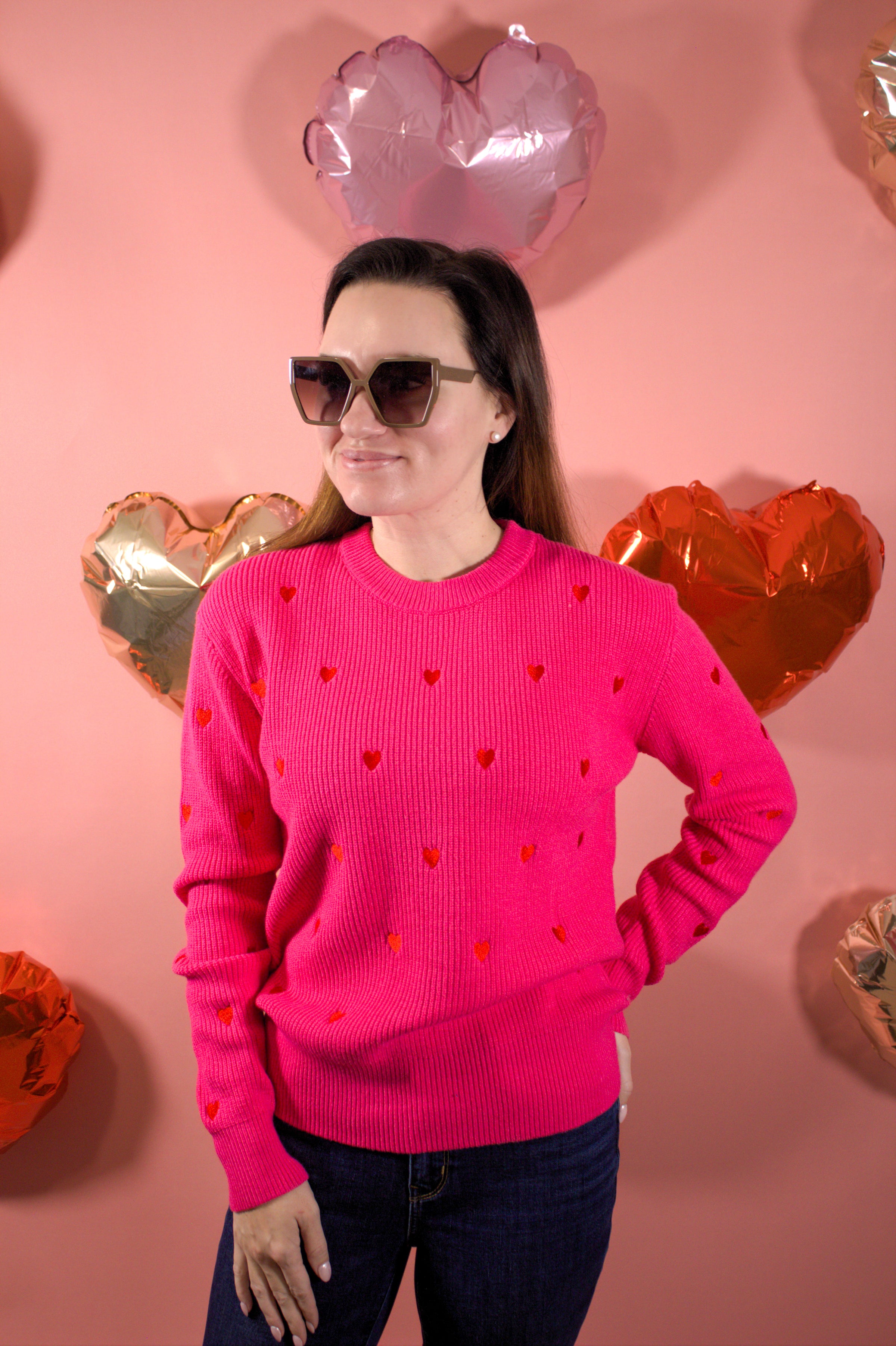 Small Hearts Sweater