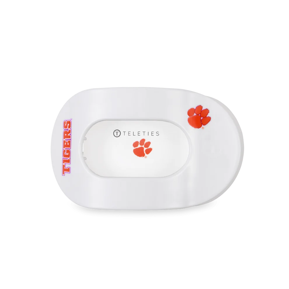 Go Tigers! Medium Flat Round Hair Clip - Medium