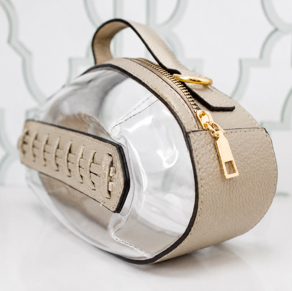 Clear Football Purse