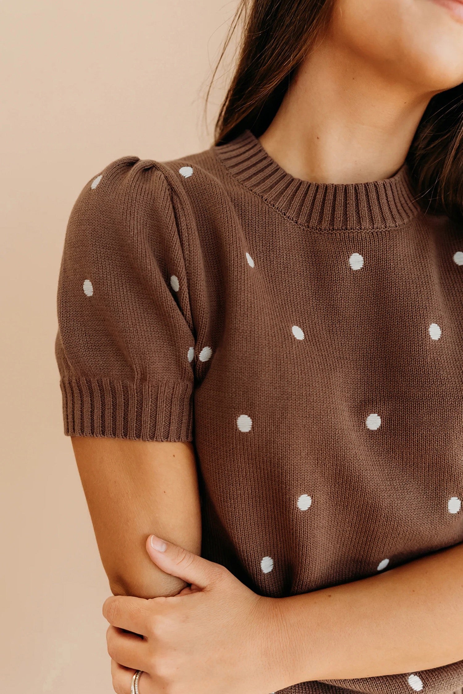 Darling Dottie Knit Top