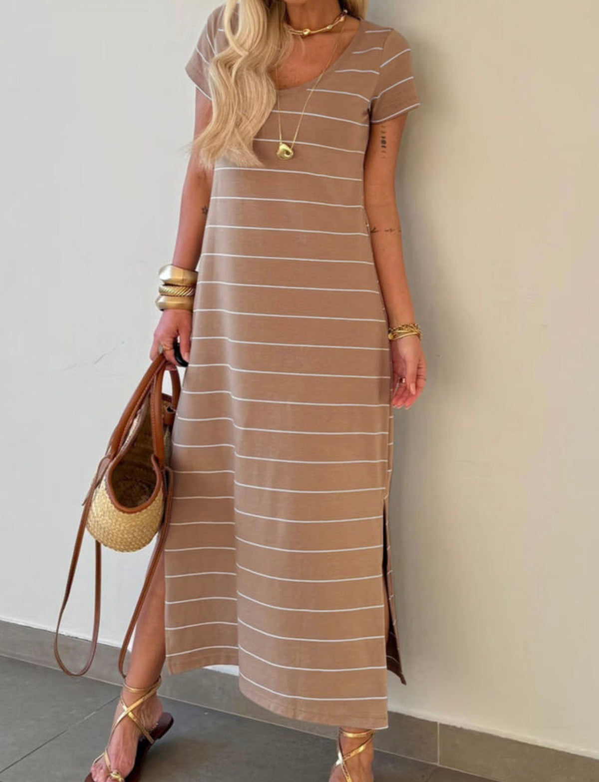 Sandbar Striped Maxi