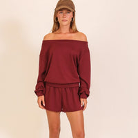 Bordeaux Off-Duty Set