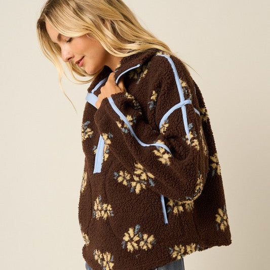 The Aspen Floral Fleece