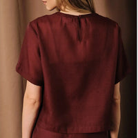 Oversized Sheer Blouse