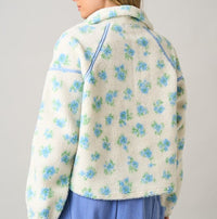 The Sweet Caroline Floral Sherpa Pullover