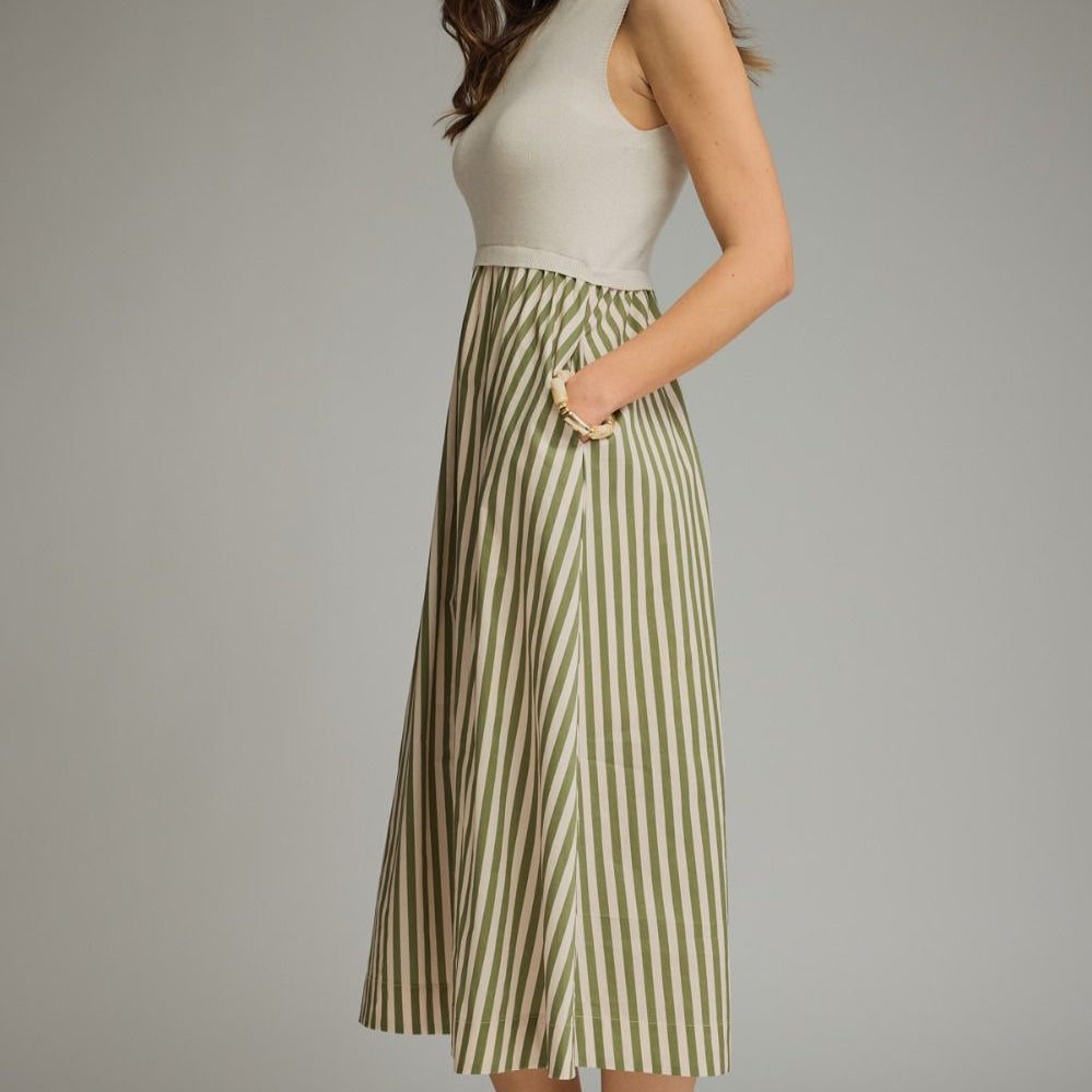 The Olive Grove Midi Dress
