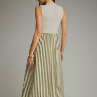 The Olive Grove Midi Dress