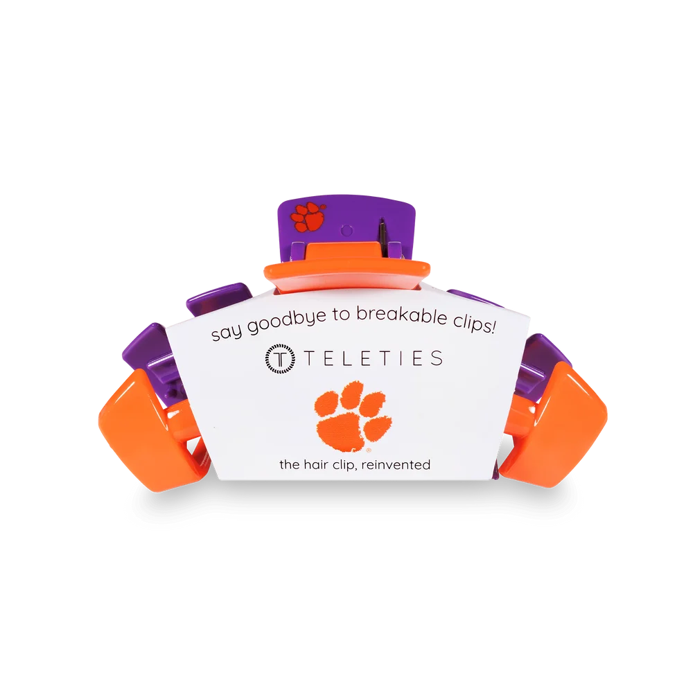 Clemson University Medium Claw Clip - Medium