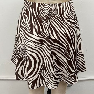 Zebra Print Skirt