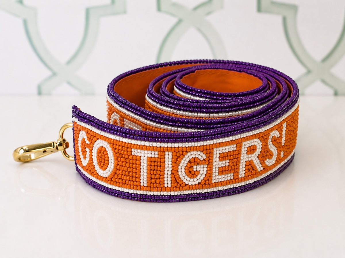Go Tigers Beaded Strap
