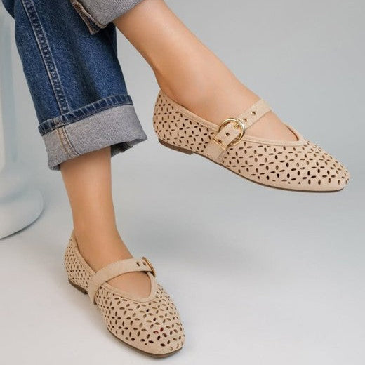 Suede Flats