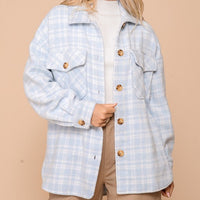 Powder Plaid Jacket