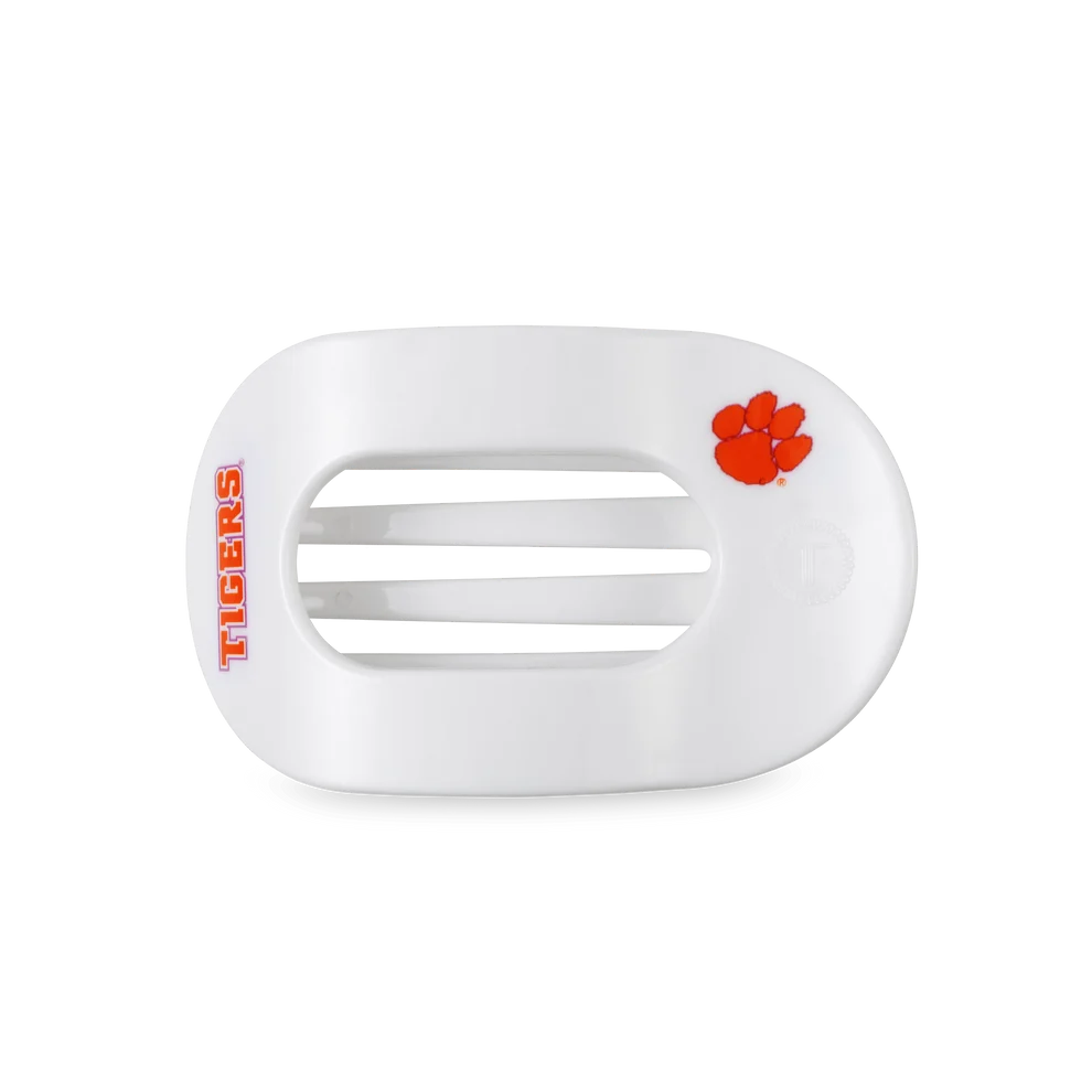 Go Tigers! Medium Flat Round Hair Clip - Medium
