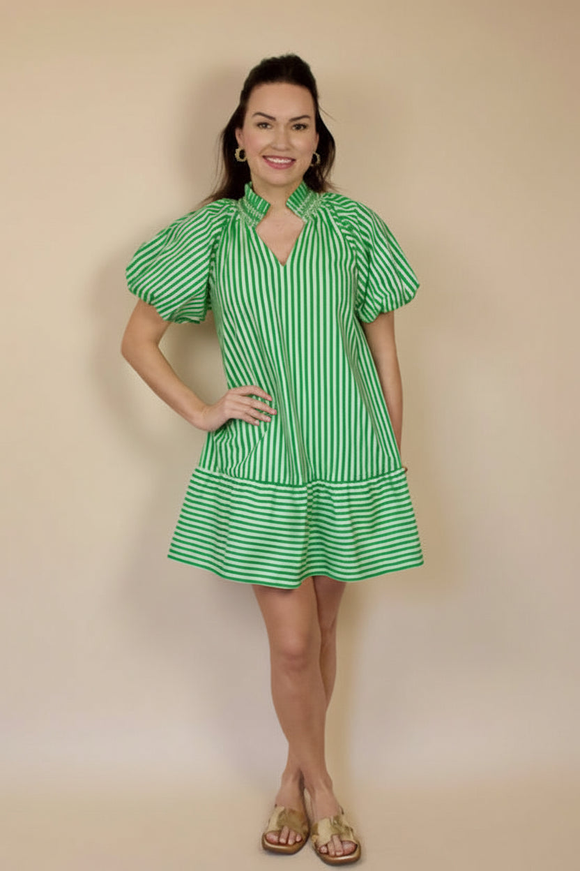 Emerald Coast Puff Sleeve