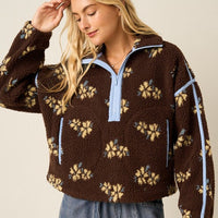 The Aspen Floral Fleece