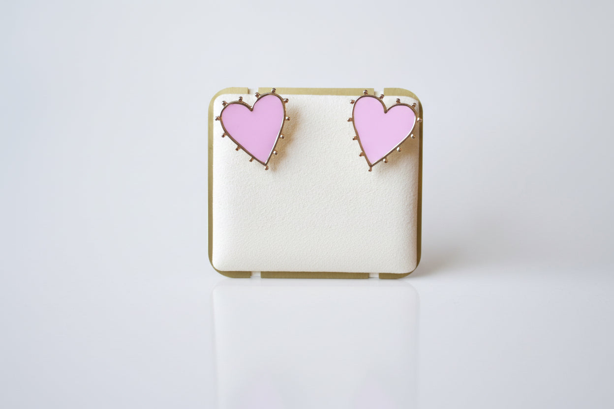 Pink Heartbreaker Stud