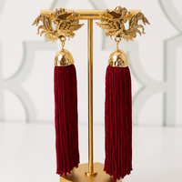 Gamecock Tassel Earrings