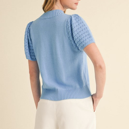 Puff Sleeve Knit