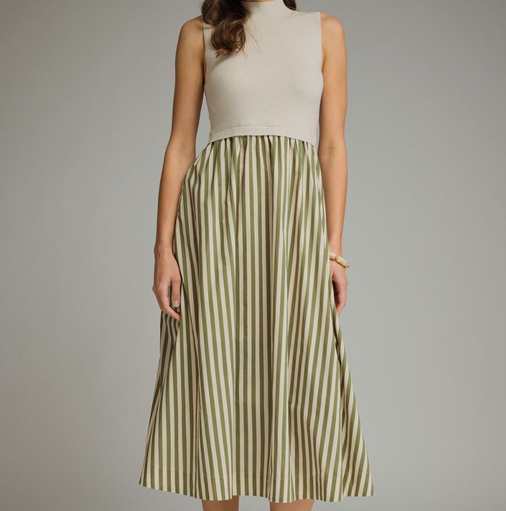 The Olive Grove Midi Dress