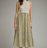 The Olive Grove Midi Dress