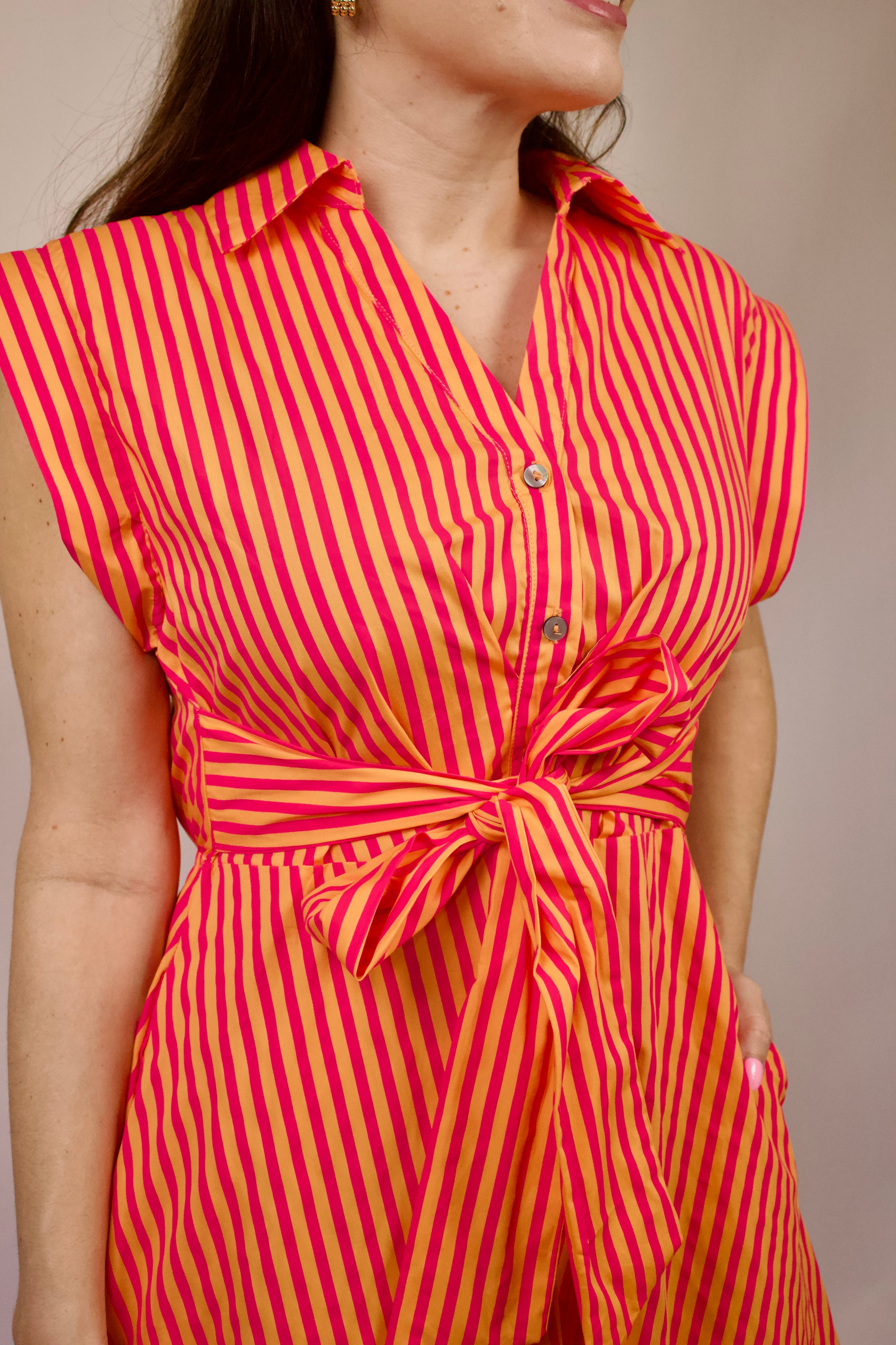 Sunset Society Belted Midi