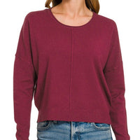 Viscose Front Seam Knit