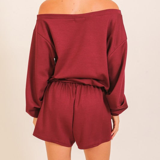 Bordeaux Off-Duty Set