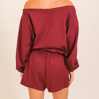Bordeaux Off-Duty Set