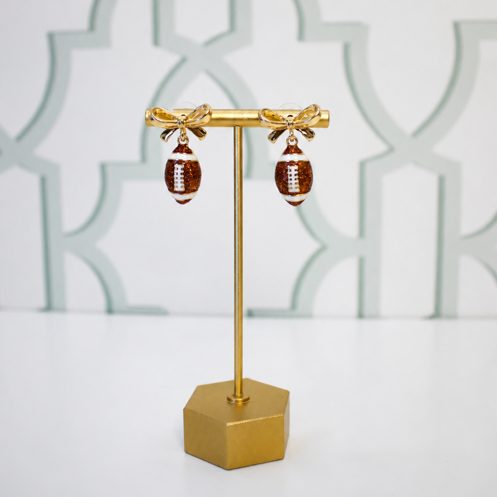Game day Bow Earrings