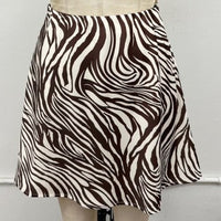 Zebra Print Skirt