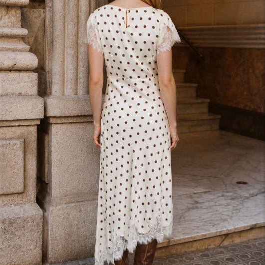 Dotted Lace Midi