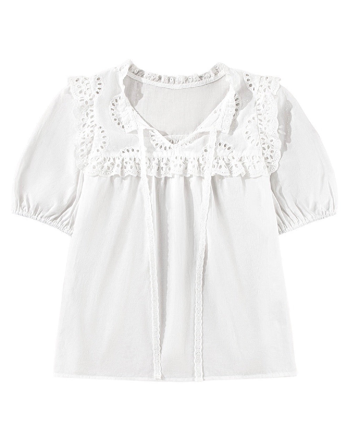 Magnolia Lace Heirloom Blouse