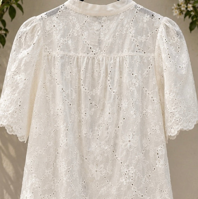 Daisy Eyelet Blouse
