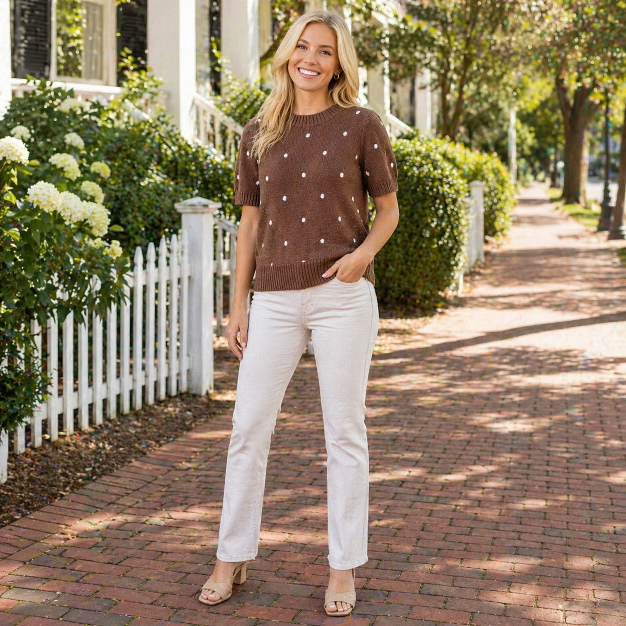 Darling Dottie Knit Top