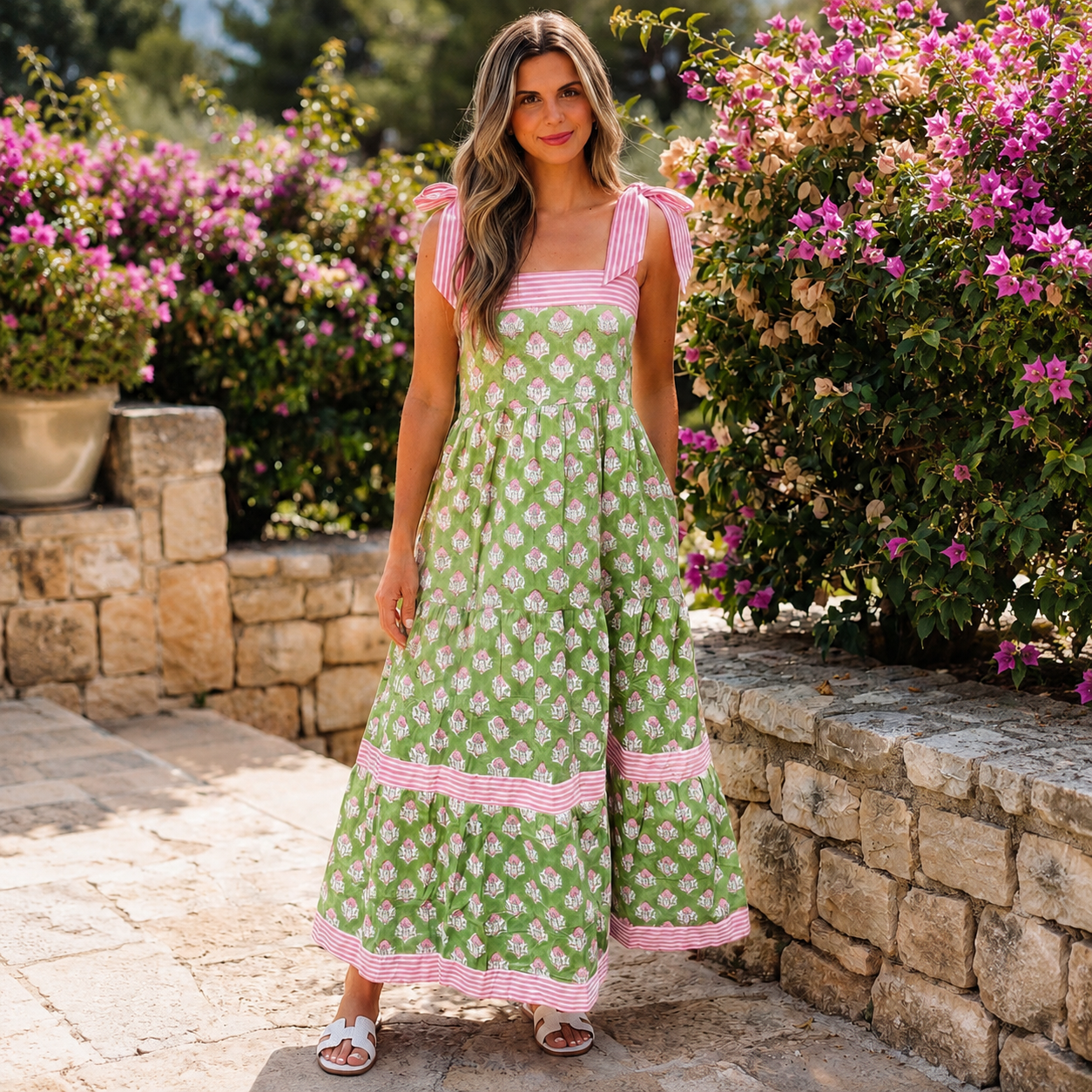 Pink Garden Maxi