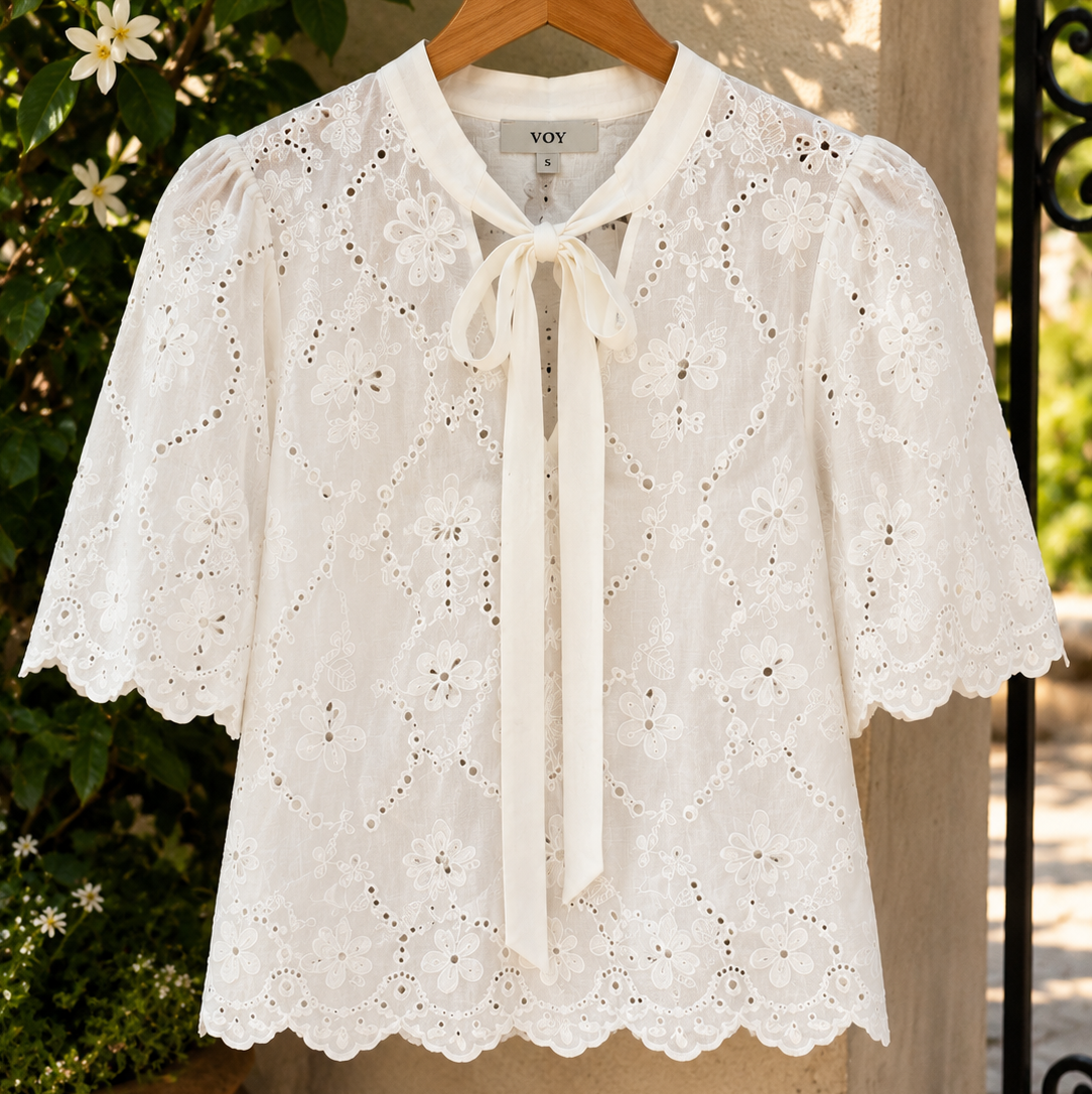 Daisy Eyelet Blouse