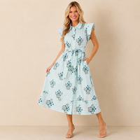 Blue Hydrangea Lane Dress