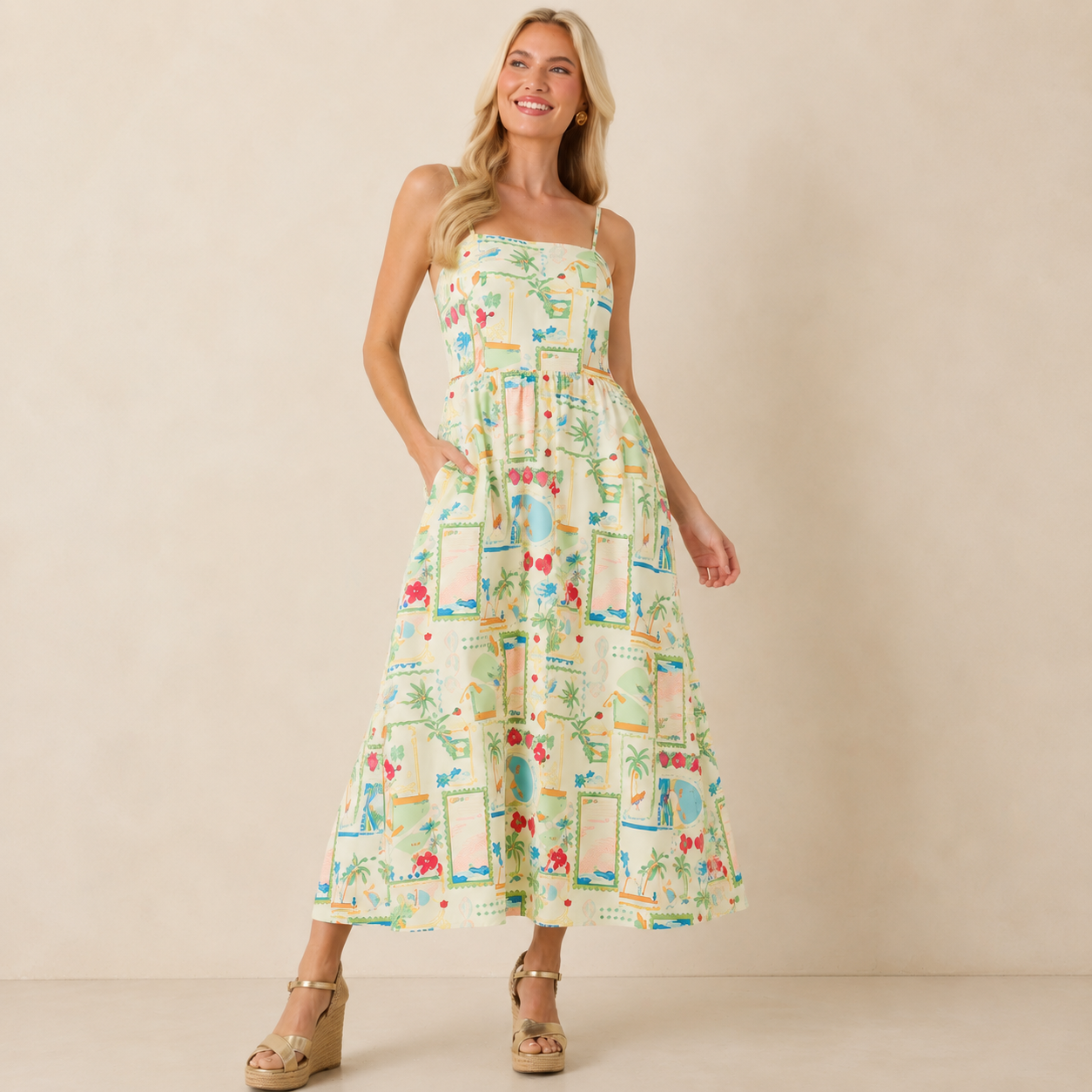 Postcard Maxi Dress