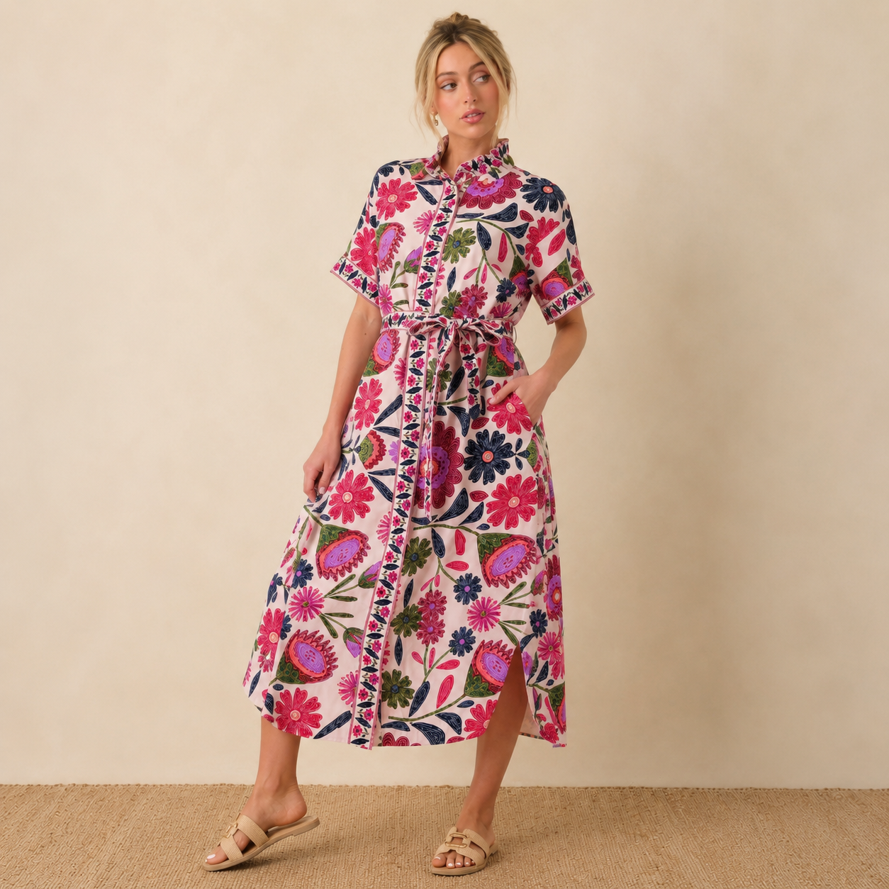 Palm Beach Petals Midi