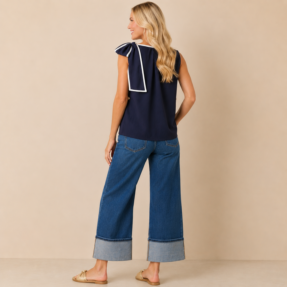 Harbor Bow Blouse