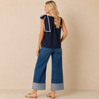 Harbor Bow Blouse