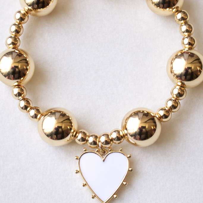 Heartbreaker Bracelet White