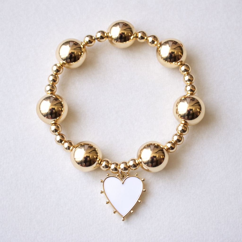 Heartbreaker Bracelet White
