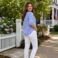 Wedgefield Toile Blouse